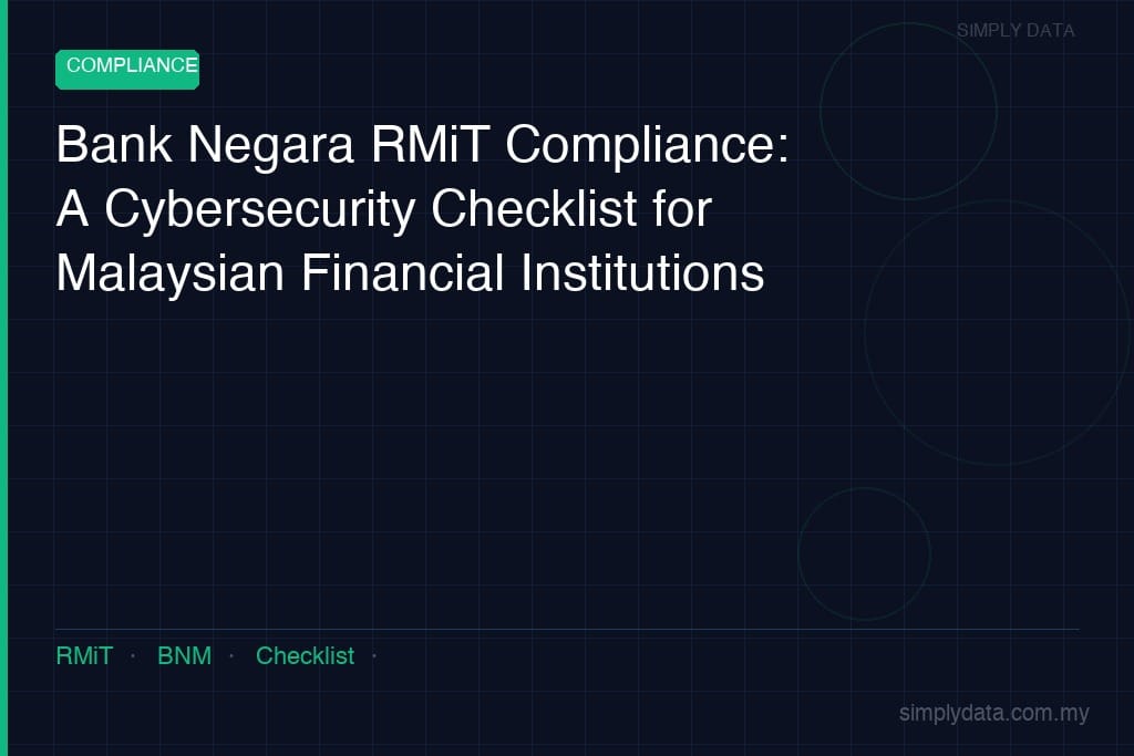 bnm rmit compliance cybersecurity checklist