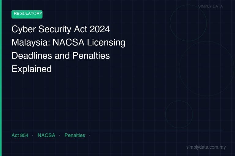 Cyber Security Act 2024 Malaysia: NACSA Licensing Deadlines and Penalties Explained