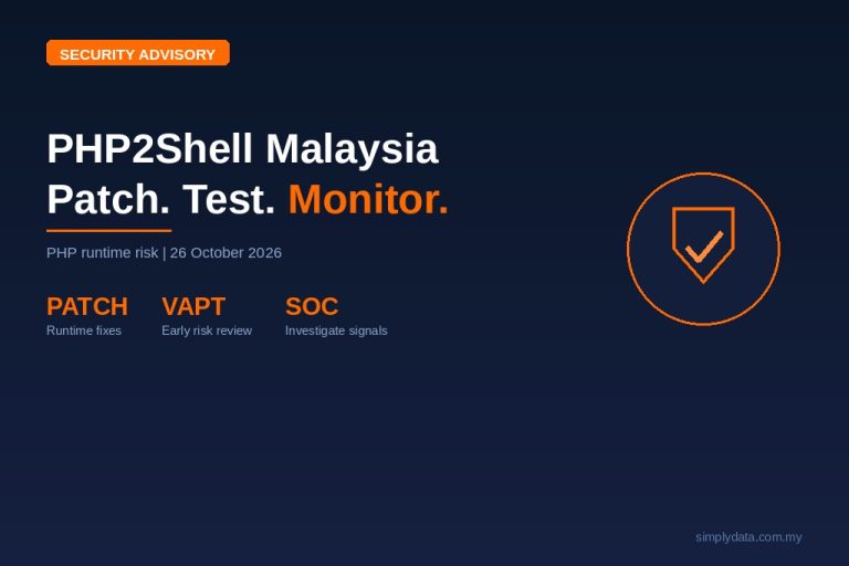 PHP2Shell: What Malaysian Businesses Should Patch, Test and Monitor